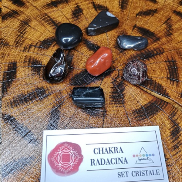 Set  Cristale Chakra Radacinii