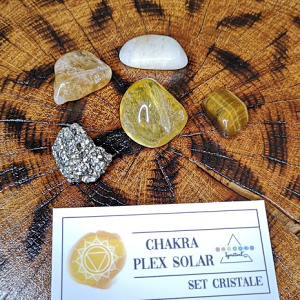 Set Cristale Chakra Plex Solar