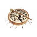 toba samanica piele naturala capra kokopelli 40 cm boluri tibetane toba samanica piele naturala capra kokopelli 40 cm 5