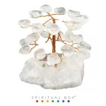 Pom cu Cristal de Stâncă – 21 cristale, 10 cm Claritate – Purificare – Armonie Energetică