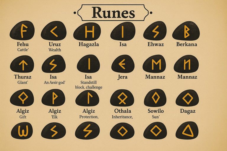 Interpretare alfabet runic - ghid complet si semnificatii litere rune